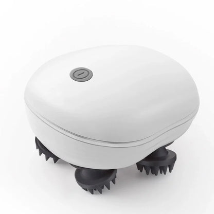 Electric Cat Massager Cat and Dog Massage Tool with Four Rotating Massage Heads Automatic Pet Head & Back Scratcher Pet Massager