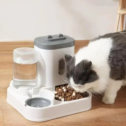 MAutomatic Pet Feeder And Water Food Dispenser 2 In 1 Gravity Pet Feeder And Water Dispenser Pet Bowl Basin Cat Dog Bowl