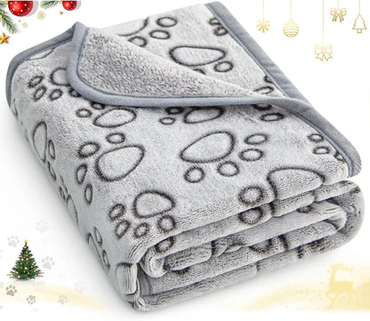 Premium Soft Dog Blanket Washable Cat Blanket for Indoor Cats Large Medium Small Dog Puppy Essentials