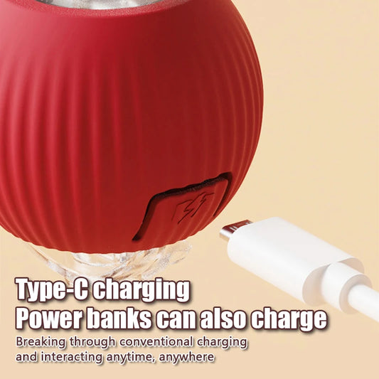 Intelligent interactive cat ball long-lasting and durable easy to clean intelligent obstacle avoidance pet cat and dog toys